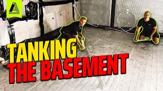 Basement Tanking Windows and External Door Fitting [upl. by Odrude633]