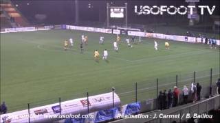 Résumé du match US Orléans  Berrichonne de Châteauroux 22 du 27 novembre 2015 [upl. by Atiker]