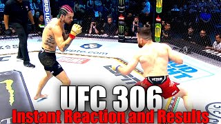 UFC 306 Sphere Sean OMalley vs Merab Dvalishvili Reaction and Results [upl. by Dorice]