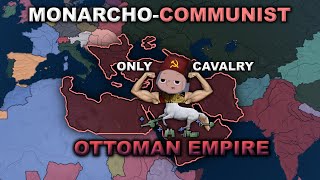 HOI4 Great War Redux MonarchoCommunist Ottoman Socialist State Only Cavalry Timelapse [upl. by Erdnaxela]