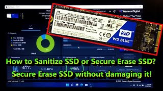 How To Secure Erase SSD Completely Erase all Data from SSD Windows 11 [upl. by Lucia85]