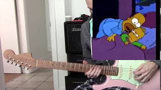 The Simpsons  Boogeyman or Boogeymen  guitar [upl. by Nilrah]