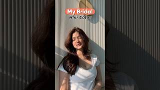 My BRIDAL Hair Color Reveal😍 shorts bridal haircut haircolor [upl. by Allie]