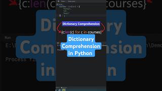 Dictionary Comprehension in 50 seconds python coding programming [upl. by Ackerman]