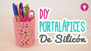 DIY Lapicero de Silicón  Portalapices fácil en 5 minutos  Organiza tu Escritorio Mini Tip 79 [upl. by Farika]