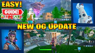 How To SPLIT SCREEN on Fortnite OG PASS NEW OG UPDATE [upl. by Sillert]