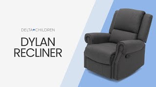 Dylan Nursery Recliner Glider Swivel Chair by Delta Children [upl. by Bowra]