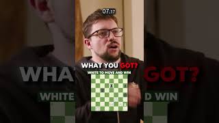 Grandmaster MVL SOLVES THE INCREDIBLE CHESS PUZZLE in SECONDS [upl. by Ynatirb]