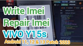 How to Repair Imei Vivo Y15s  Write Imei Vivo Y15s Via Unlocktool One Klik Patch 2023 New [upl. by Dranyam912]