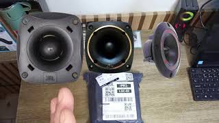 Tweeter unlike 150 w rms e comparação [upl. by Atinyl]