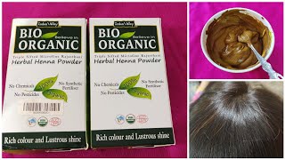 Best henna for hair  Indus Valley Bio Organic Herbal Henna  How to apply henna on hair [upl. by Jaynes]