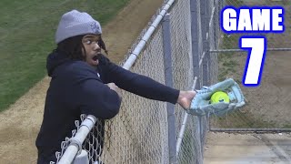 BEST PLAY IN SOFTBALL HISTORY  OnSeason Softball Series  Game 7 [upl. by Ojahtnamas]