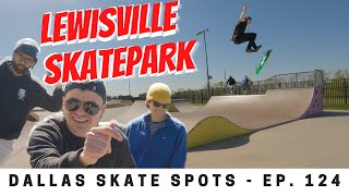 Lewisville Skatepark in North Texas is INSANE [upl. by Leksehc149]