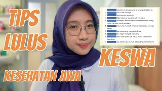 KESWA KESEHATAN JIWA PSIKOTES  Sekolah kedinasan  CPNS [upl. by Meilen602]