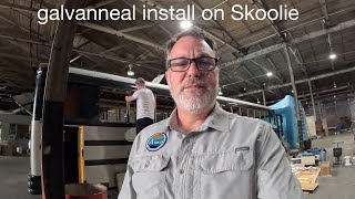 Skoolie Build how to delete school bus windows galvanneal install [upl. by Rome]