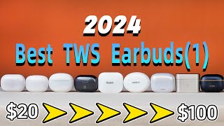 2024 Wireless TWS Earbuds Review Inear Earbuds From 20 to 1001 [upl. by Maiah364]