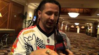 quotFive Finger Death Punchquot guitarist Zoltan Bathory talks about his BJJ training at UFC 148 [upl. by Midas]