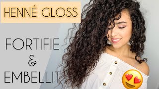 HENNÉ GLOSS  SUPER SOIN  Fortifie et embellit les cheveux 🌸 [upl. by Holtz]