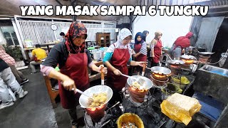 HEBAT DULUNYA JUALAN SEORANG DIRI 1 GEROBAKAN SEKARANG SUDAH PUNYA 6 TUNGKU BUAT MASAK [upl. by Bocoj]