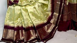 Katan pattu sarees with price 1299 free shipping 💐💐new collections 2024 [upl. by Delaine]