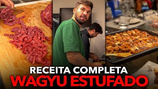 COMO ESTUFAR CARNE WAGYU Receita Completa  Chef Lucas Fernandes [upl. by Sanford]