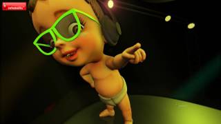 Baby DJ  Baby Dance Video Animated  Infobells [upl. by Kcirdlek753]