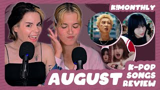 REVIEW KPop Songs from August  KMONTHLY [upl. by Clougher]