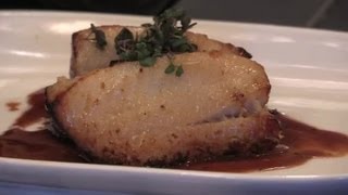 Crispy Grilled Black Cod With Garlic  Delicious Dishes [upl. by Hedy140]