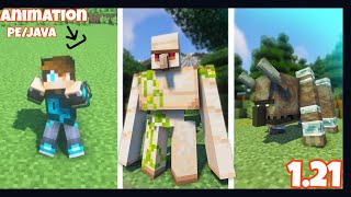 Best Realistic Animation mods for minecraft pocket edition 😱  minecraft realistic animation [upl. by Donn]