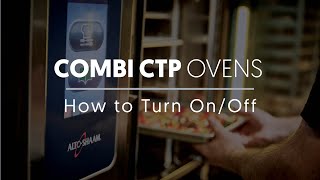 Combi CTP How to Turn the Oven On and Off [upl. by Geraint]