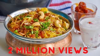 Quick amp Tasty Vegetable BiriyaniPressure Cooker Vegetable BiryaniEasy Veg BiryaniRecipe no 146 [upl. by Aivatahs271]