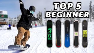 Top 5 Beginner Snowboards 2024  Board Archive [upl. by Mattox]