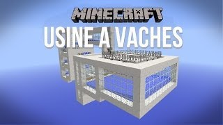 Ferme à vaches automatique  Tutoriel  Minecraft [upl. by Mungo492]