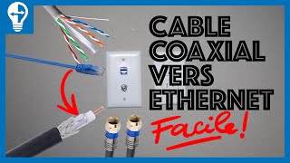 Convertissez Facilement Un Câble Coaxial En Ethernet GRANDE VITESSE 🚀 [upl. by Htesil174]