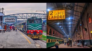 Pakistan Railway Rawalpindi to Lahore [upl. by Oikim595]