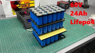 DIY 60V 24Ah Battery for Electric Scooter [upl. by Warren]