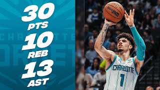 LaMelo Ball Makes Hornets Franchise History In TRIPLEDOUBLE Performance  November 5 2023 [upl. by Darom229]