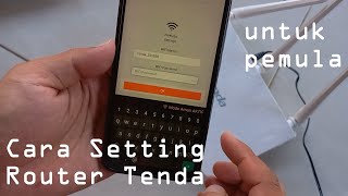 Cara Setting Router Tenda F3 N301 N300 Murah Untuk nembak Wifi jarak jauh [upl. by Mitman]