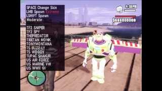 GTA SA My Skin Selector skin collection Mar 2013 [upl. by Yevoc]