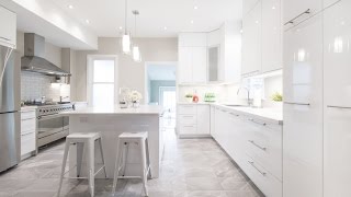 A dark cramped kitchen gets a bright and white remodel [upl. by Atiram]