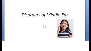 ENT Disorders of Middle Ear Difference between ASOM CSOM adhesive glue acute chronic otitis media [upl. by Yesrej]