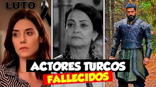 10 ACTORES TURCOS QUE FALLECIERON 2023 [upl. by Libbna697]