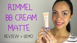 NUEVA RIMMEL BB CREAM MATTE  RESEÑA  DEMO  MARIEBELLE [upl. by Fawnia]