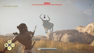 Assassins Creed Odyssey  Cheesing the Kretan Bull [upl. by Enyahc]