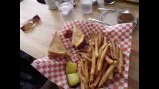 chefs bistro lunch Grilled Cheese Bacon Fries breakfast Ridgeway Fall Festival 12 oct 2013 [upl. by Dorran]