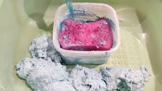 Refreshing Thick Soapy Paste 💗 Hand Mixing Fake Rinse 💙 ASMR [upl. by Oiratnom]