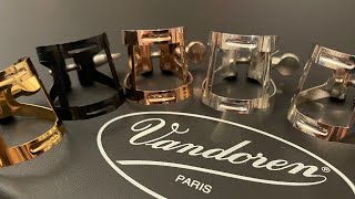 Vandoren MO clarinet ligature in every finish  is there a difference [upl. by Marsiella]