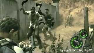 Resident Evil 5  E3 2008 Shanty Town Gameplay  1 [upl. by Ndnarb]