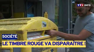 La Poste met fin au timbre rouge [upl. by Neala]