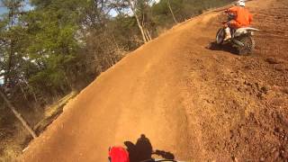 Cr125 vs crf250 at breezewood [upl. by Akibma]